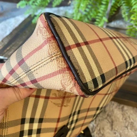 Burberry Haymarket Tote - Picture 4 of 14
